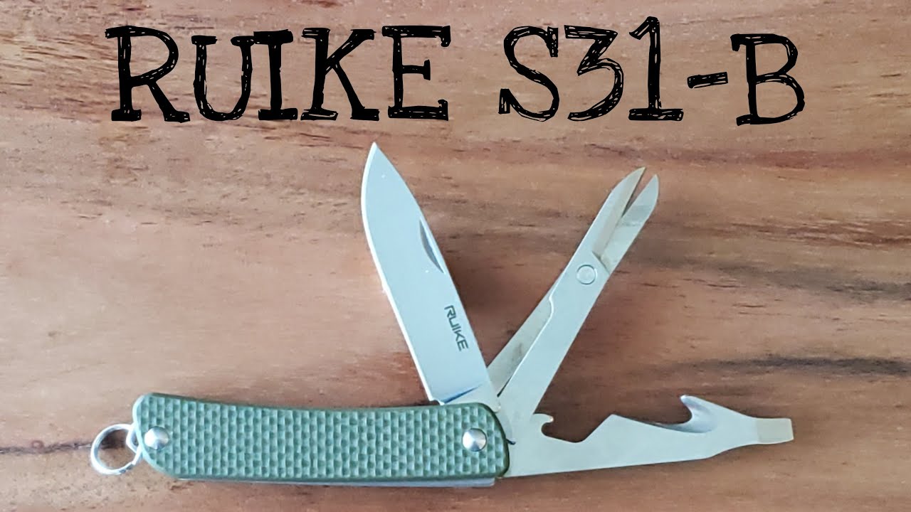 Ruike S31-B Keychain Multitool: A Mild Mannered Review