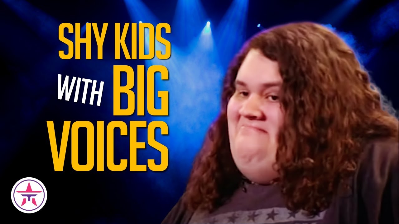 10 Shy Kids with BIG Voices on Talent Shows Worldwide!