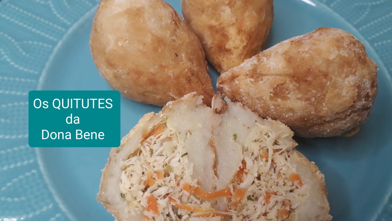 Coxinha De Frango Com Batata Doce E Farinha De Arroz