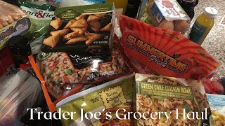 trader joes grocery haul | tyranobanks