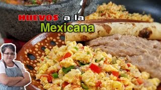 HUEVOS A LA MEXICANA |  Mexican Scrambled Egg Breakfast ❤