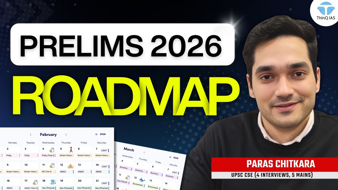 UPSC Prelims 2026 Complete Roadmap | Download Printable Planner | Paras ...