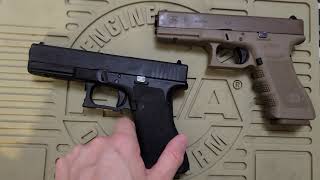 Frame modification to GHK Gen 3 Glock 17 airsoft pistol