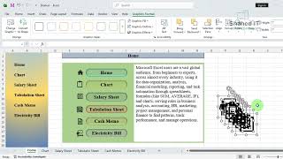 How to Create a Custom Side Bar/ Navigation Bar in Ms Excel | Bangla tutorial