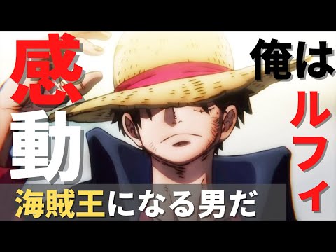 【感動】赤鞘九人男と麦わら海賊団の鬼ヶ島討ち入り[the first appearance scene] #ワンピース #ONE PIECE #名シーン