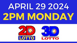 2pm Lotto Result Today April 29 2024 | Complete Details