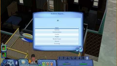 Sims 3 Debug Enabler Mod - Instant College Degree