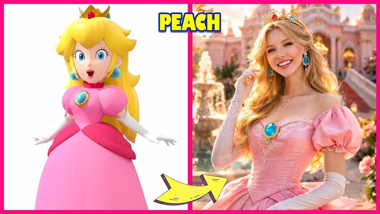 THE SUPER MARIO GALAXY Characters in Real Life 🍄✨ + Guess The Voice Quiz! | Bowser, Mario, Toad