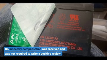 Review: APC UPS Battery Replacement RBC17 for APC