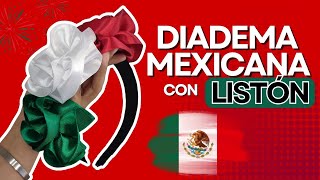 Tutorial | Diadema Mexicana | Emprende con Diademas patrias | Tricolor | Ribbon | Muy Fácil y Rápido