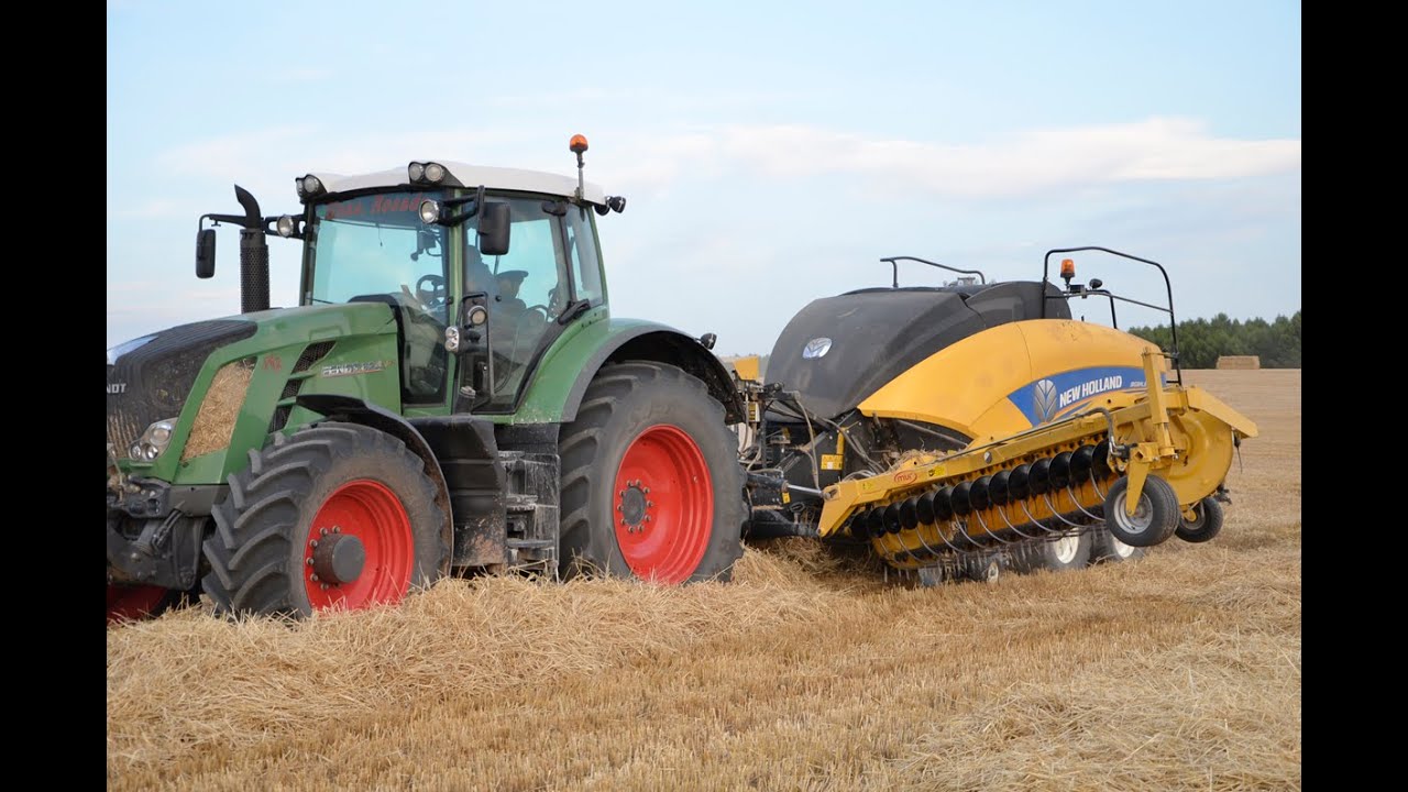Hnos. Rosado: Empacando con Fendt 824 y New Holland BigBaler 890