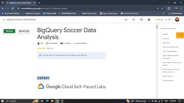 BigQuery Soccer Data Analysis || #GSP849 || #labsolution || explained solution #gcp #cloudsolution