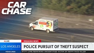 Stolen U-Haul Truck takes police on wild car chase!