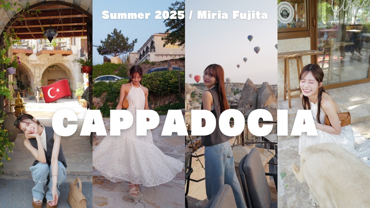 【2泊3日】女子旅 in カッパドキア編🇹🇷念願の気球や洞窟ホテルが可愛すぎた…🤍|おすすめカフェやレストランも…☀️🎈