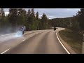 Motorbike street drifting