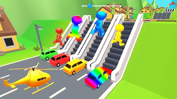 ✅Shape-shifting All Levels Walkthrough Android IOS, New Mobile Stick Run Games Gameplay Max Level