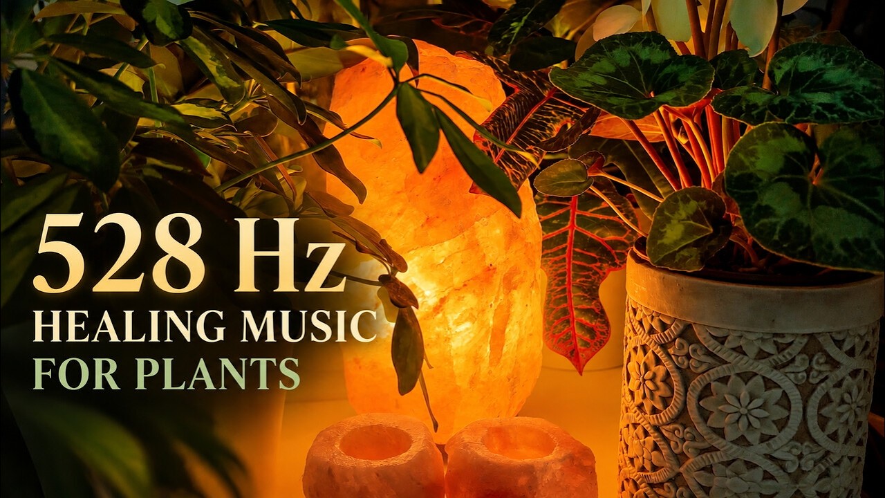 528 Hz Healing Music for Plants & You 🌱 Pure Frequency for Growth
