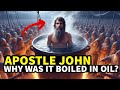 How did the apostle john survive being boiled in oil biblestories