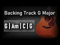 Pop Rock Ballad Backing Track G Major | 70 BPM | Guitar Backing Track