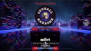 milet - Anytime Anywhere (karaoke instrumental lyrics) - RAFM Oddball Karaoke