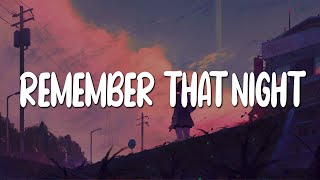 Video thumbnail of "[Lyrics+Vietsub] Remember That Night - Sara Kays"