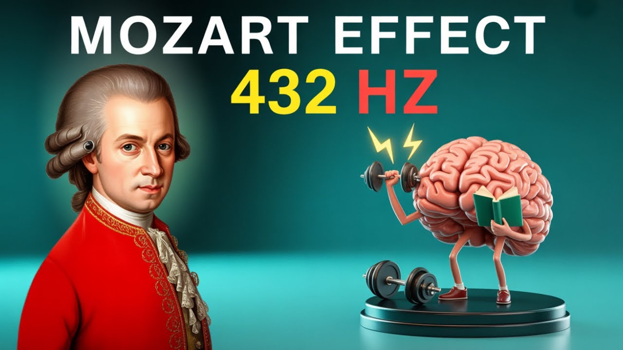 Mozart 432Hz Effect – Relaxing Classical Tunes That Activate Brain Power Naturally