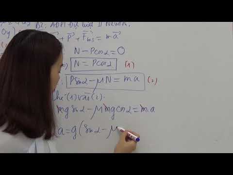 Video Giải bài toán về định luật 2 Newton - youtube