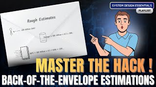 Back of the Envelope | System Design Essentials