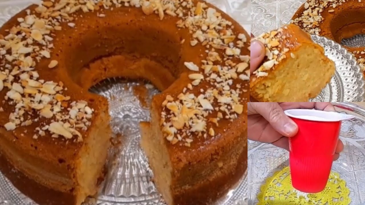 كيكة رايبي بمقادير إقتصادية ولا أسهل ناجحة من أول مرة كتجي بنينة وخفيفة بزاف