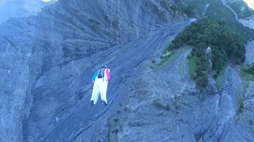 BASE jumping tracking Croix de tetes France “onesie”