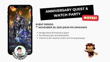 CabalMSea: Anniversary Watch Party and Quest, win win 4 all