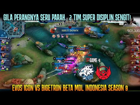 GILA PERANGNYA SERU PARAH, SUPER SENGIT ! GAME 4 EVOS ICON VS BTR BETA MDL ID S9 @BOLJUG