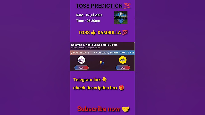 Colombo Strikers vs Dambulla toss prediction | today toss prediction 😍 | Lanka premier league 2024