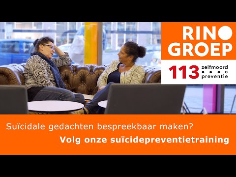 Suïcidepreventietraining bij de RINO Groep