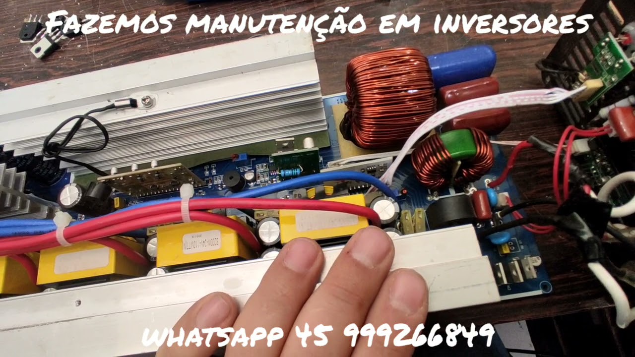 Como funciona o conserto de um Inversor de tensão senoidal swipower epever reliable tsm panda. geral