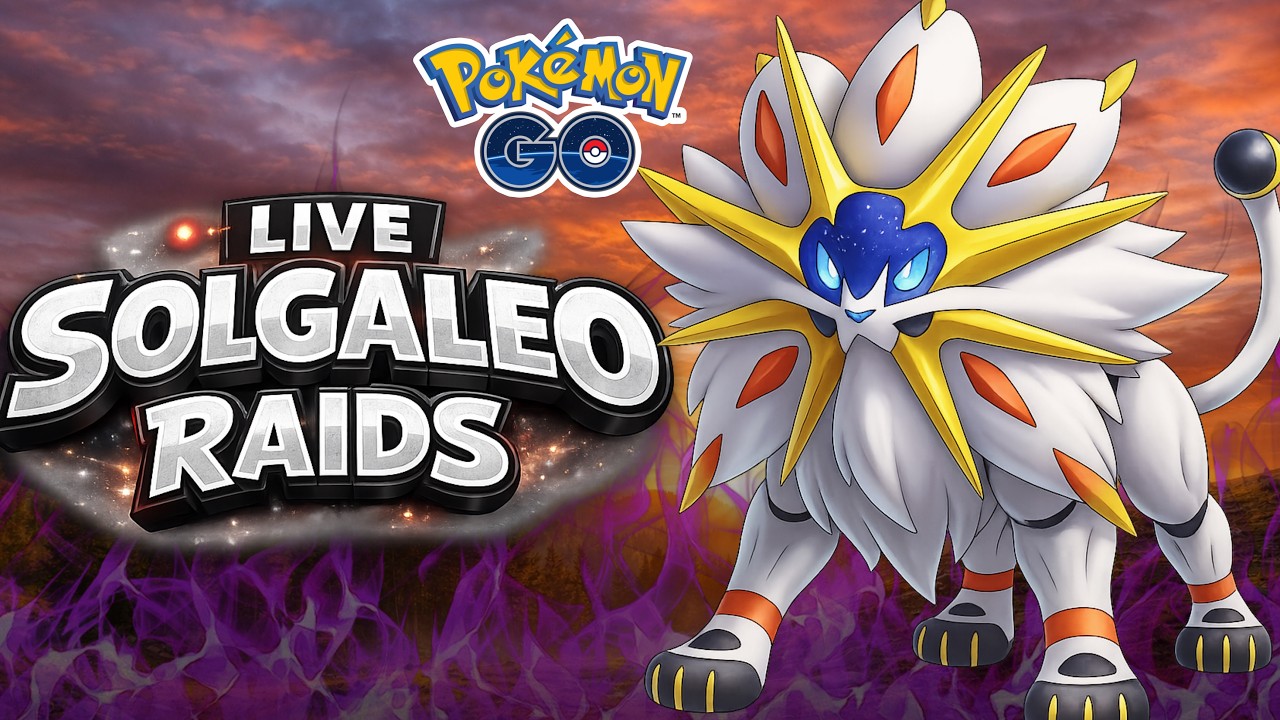 🔴Pokemon GO Livestream | Live Solgaleo Raids + Shiny Hunt ✨