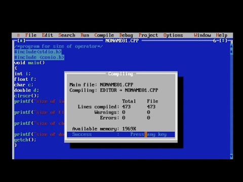 sizeof operator. program to find size of operator