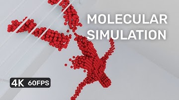 Blender Ragdoll Molecular Simulation [ 4K 60FPS ]