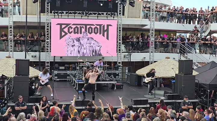 ShipRocked 2024 - Beartooth  - Full Set on the deck stage. 2/4/2024