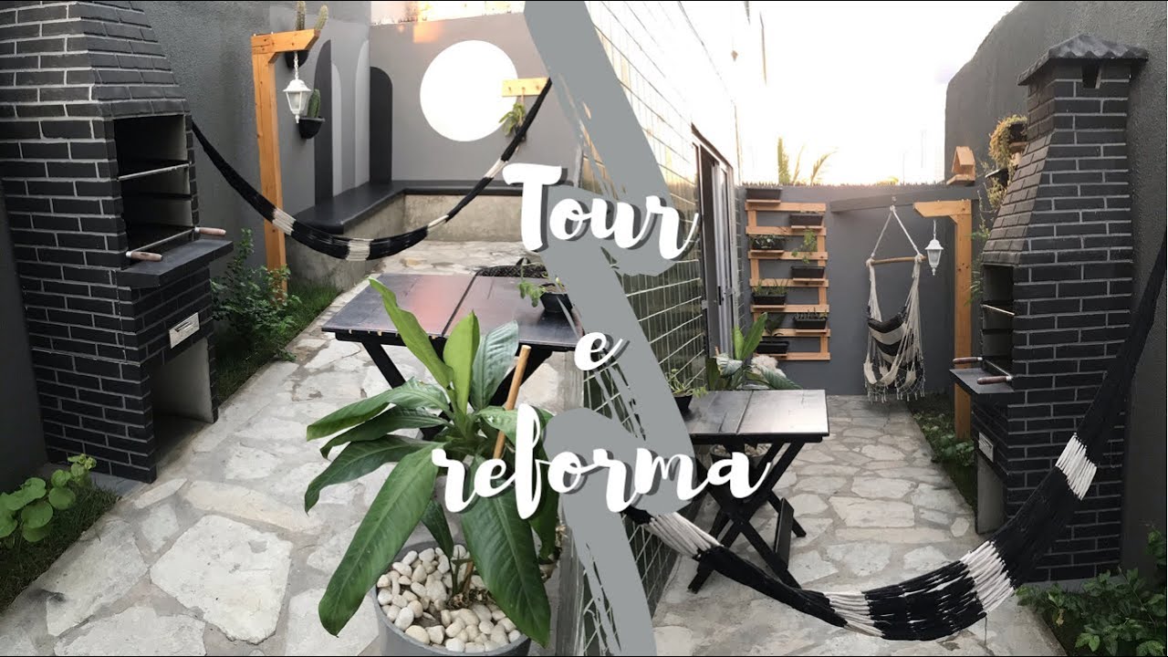 ÁREA EXTERNA, TRANSFORMAÇÃO COMPLETA - REFORMA E TOUR.