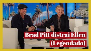 The Ellen DeGeneres (Legendado) - Brad Pitt distrai Ellen enquanto está sentado na platéia