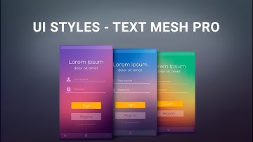 UI Styles TextMeshPro