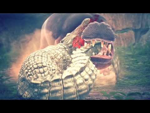 Made the Hippopotamus Attack Thorbjarnarson's Crocodile Part 29