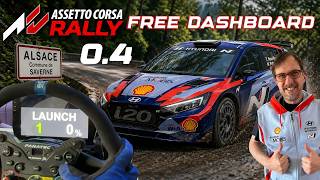 Assetto Corsa Rally 0.4 - Free Hyundai i20N Rally2 Dashboard for SimHub