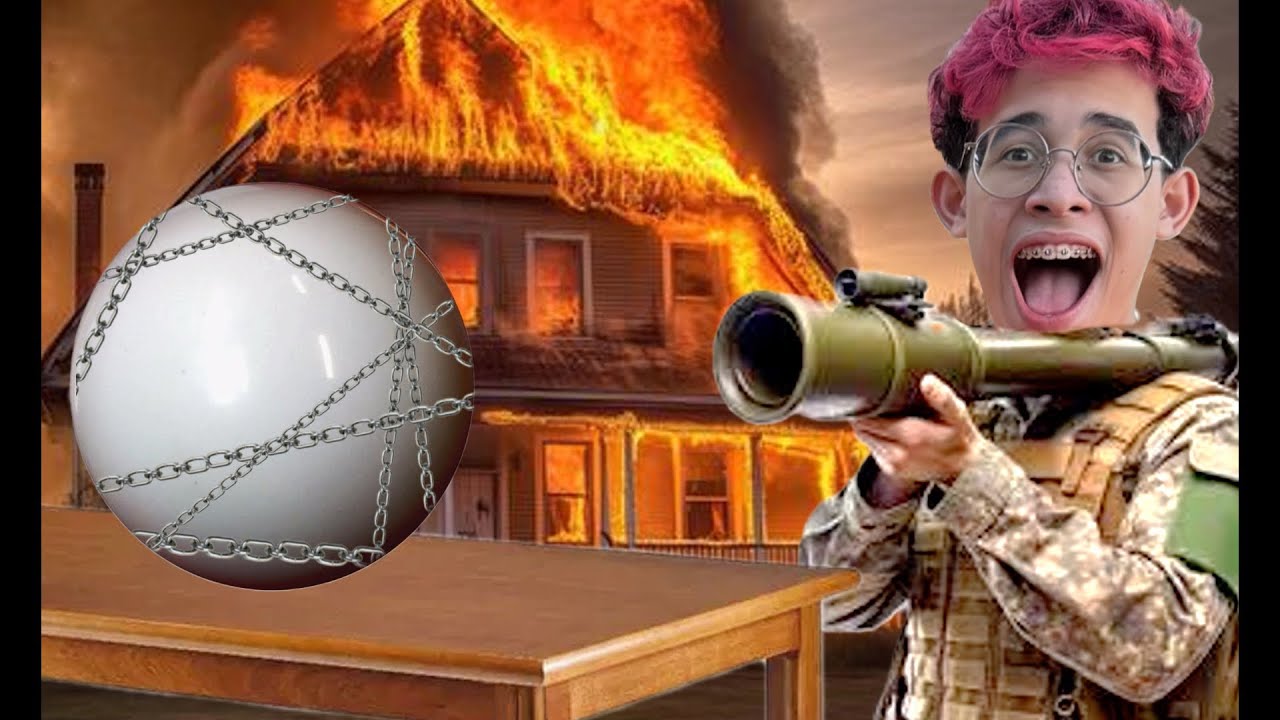 TENTE QUEBRAR OS OBJETOS COM A SUPER BAZUCA 