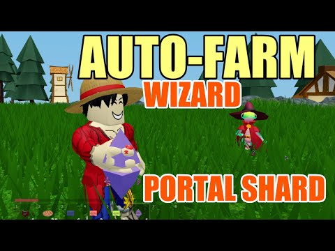 HOW TO AUTO-FARM WIZARD PORTAL SHARD - ROBLOX ISLANDS