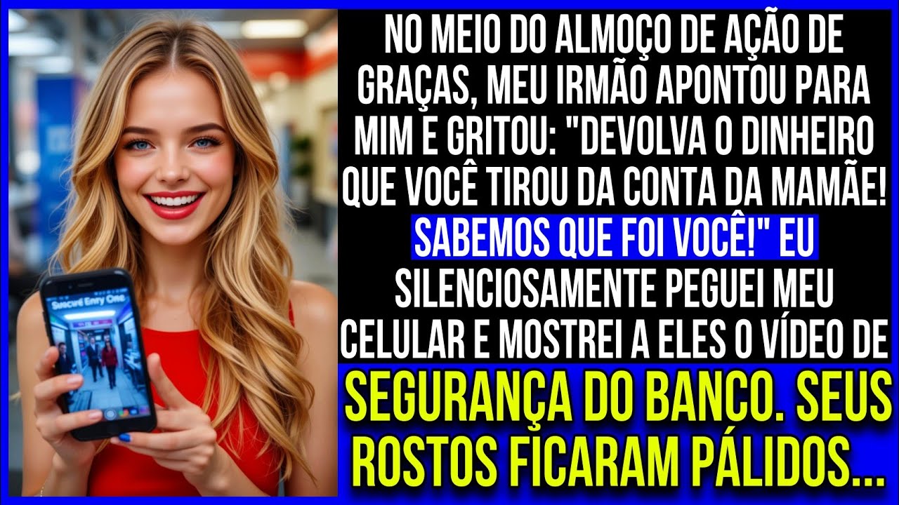 No almoço de Ação de Graças, meu irmão exigiu: 'Devolva os US$ 50 mil ou nunca mais verá a mamãe'...