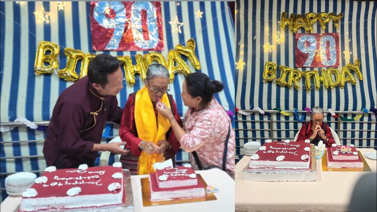 90th BIRTHDAY 🎂 SURPRISE FROM HER FAMILY ❤️#birthday #gathering #emotional #tsawabhumo 