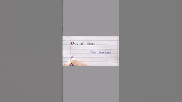 Unit of time #shorts