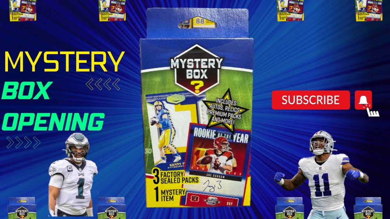 FOOTBALL MYSTERY BOX OPENING! FROM WALMART. rawcardsrus tradingcards